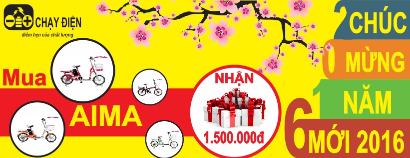 khuyến mãi lớn khi mua xe đạp điện aima